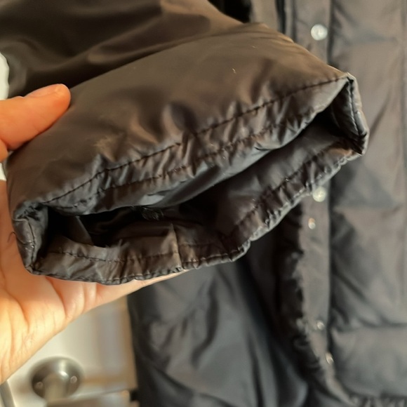 ❤️Tahari winter down puffer jacket women’s black statement collar - Picture 6 of 16